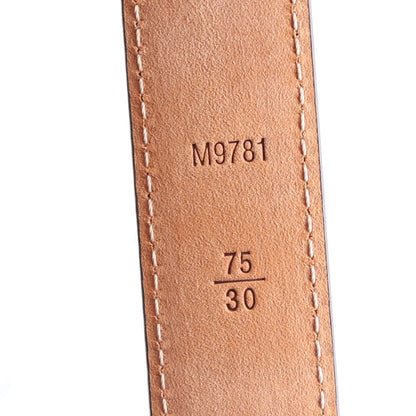 Louis Vuitton Mini Monogram 25mm LV Initiales Belt 75 30 7 of 8