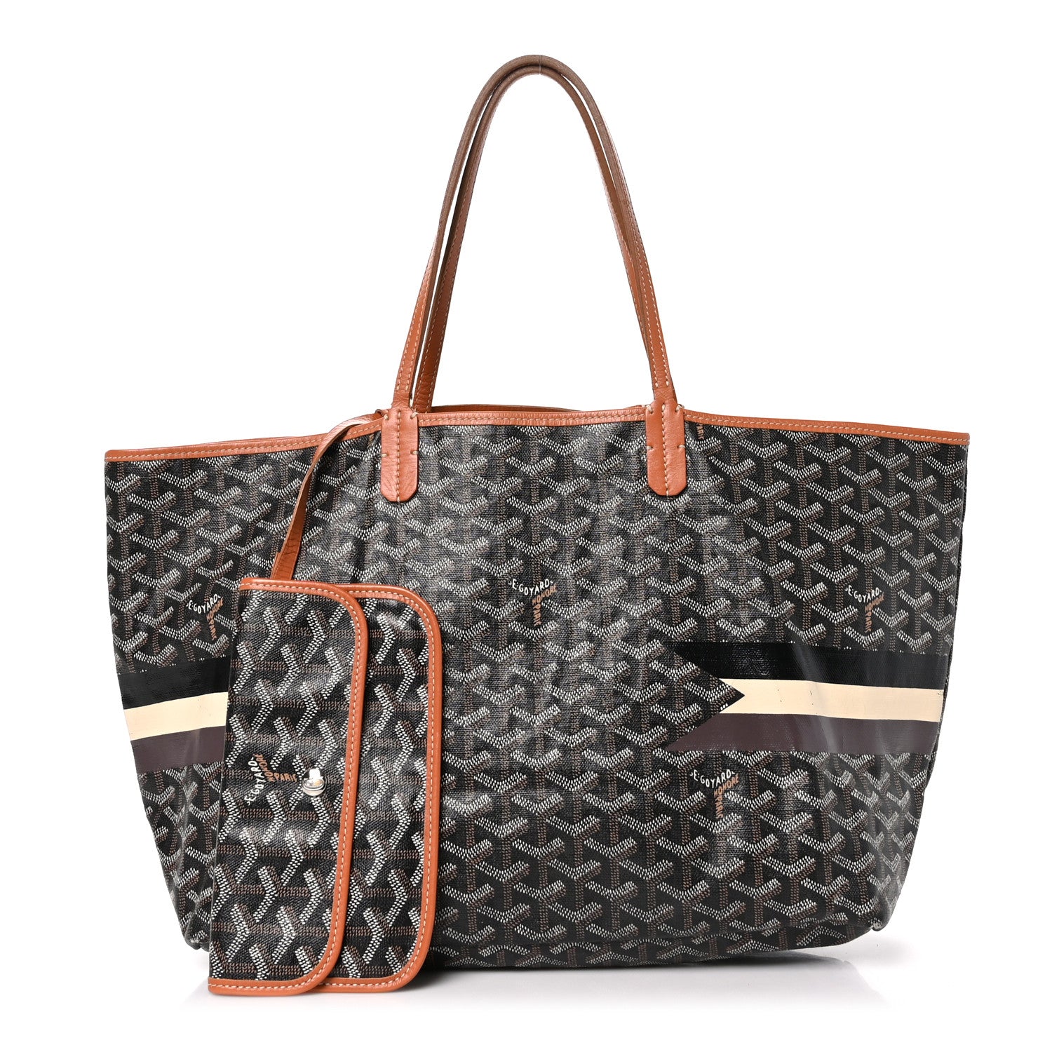 Goyard Goyardine Saint Louis PM Black Gold 3 of 14