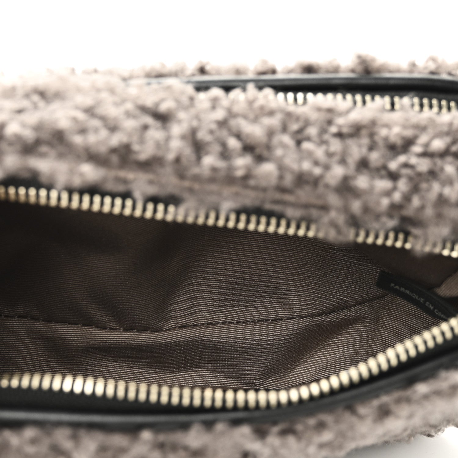 Marc Jacobs Shearling Snapshot The Teddy Camera Bag Grey 5 of 11