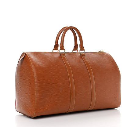Louis Vuitton Epi Keepall 45 Cipango 3 of 17