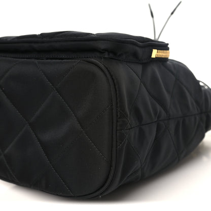 Prada Re-Nylon Saffiano Stitched Re-Edition 1995 Chaine Drawstring Bucket Bag Black 9 of 10