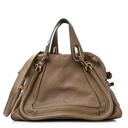 Chloe Calfskin Medium PARATY Barbour Khaki 1 of 20