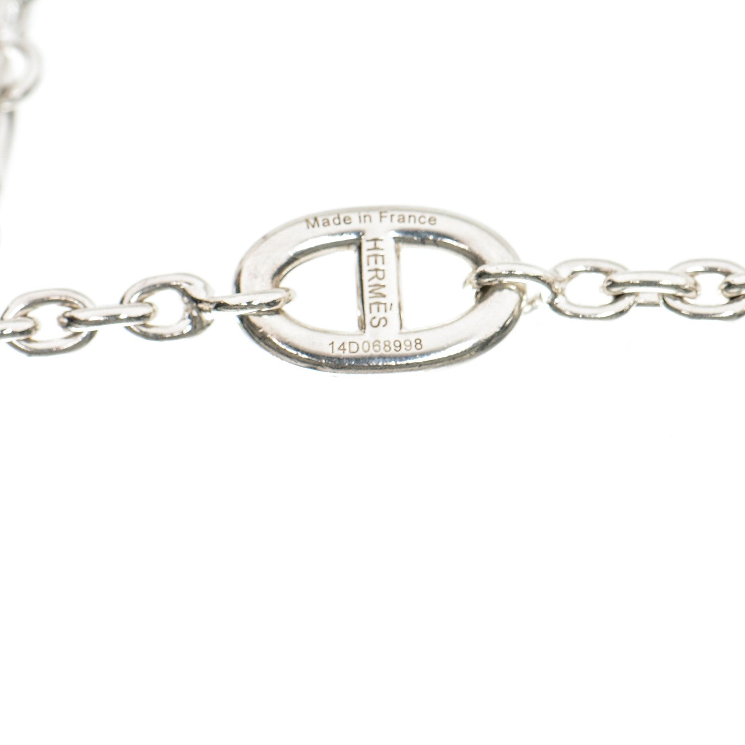 Hermes Sterling Silver Farandole Necklace 160 6 of 6