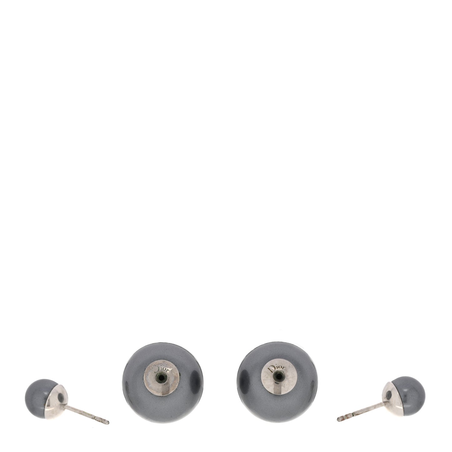 Pearl Mise En Dior Tribal Earrings Grey