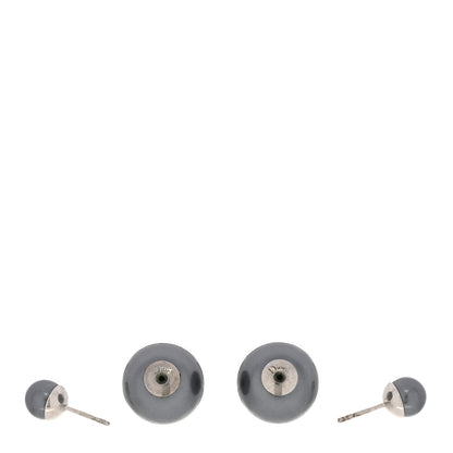 Christian Dior Pearl Mise En Dior Tribal Earrings Grey 3 of 4
