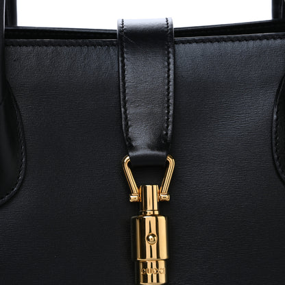 Gucci Boarded Plutone Calfskin Medium Jackie 1961 Tote Black 8 of 11