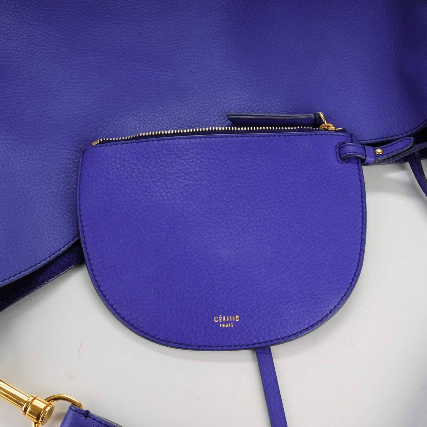 Supple Calfskin Large Hobo Indigo