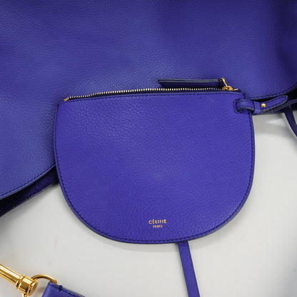 Celine Supple Calfskin Large Hobo Indigo 5 of 10