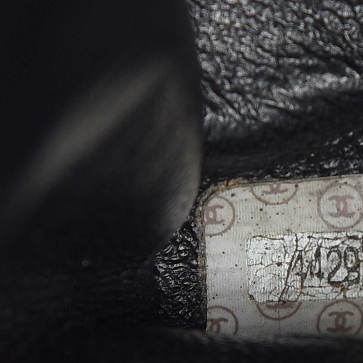 Lambskin Quilted Shoulder Bag Black