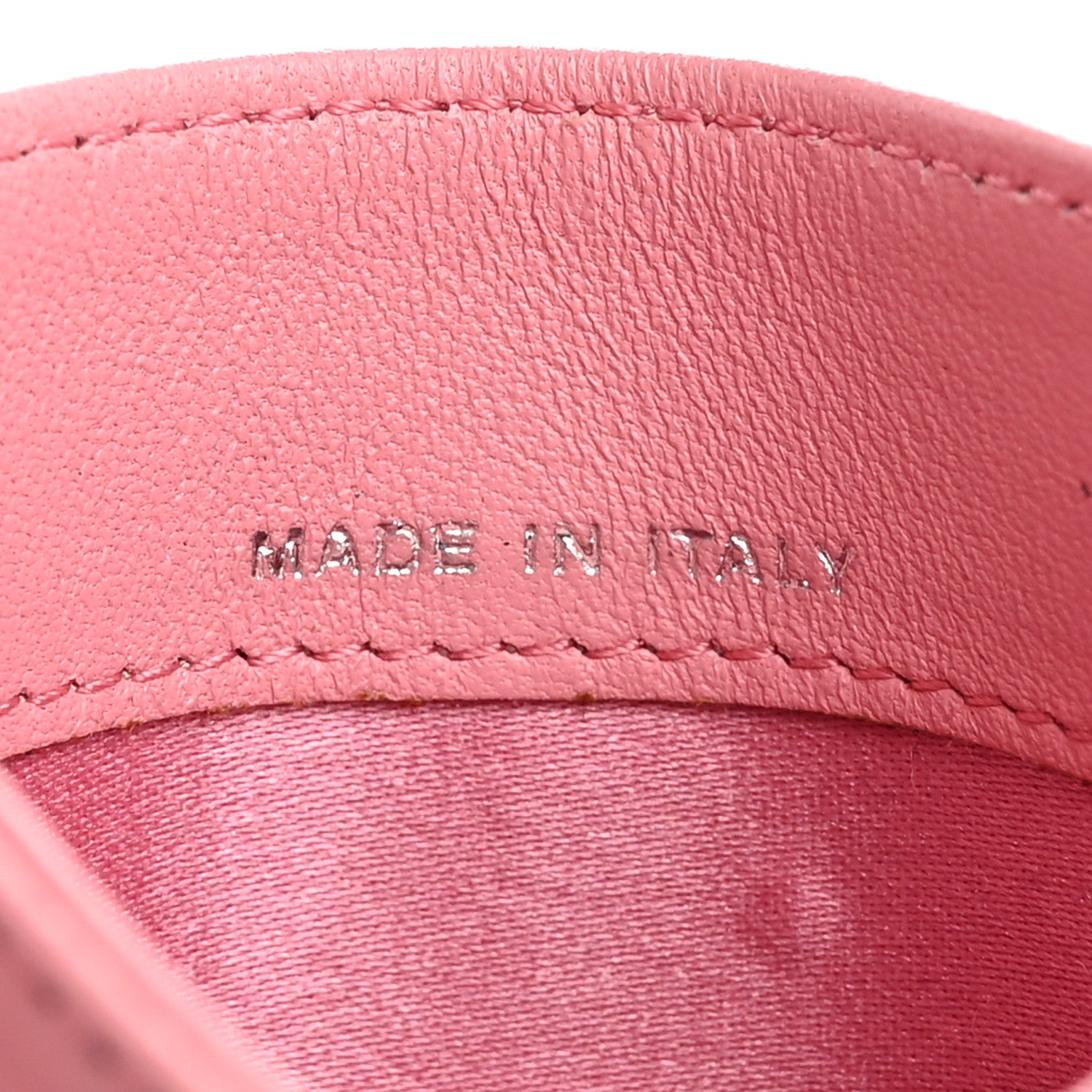 Chanel Lambskin Camellia Embossed Card Holder Pink 6 of 12