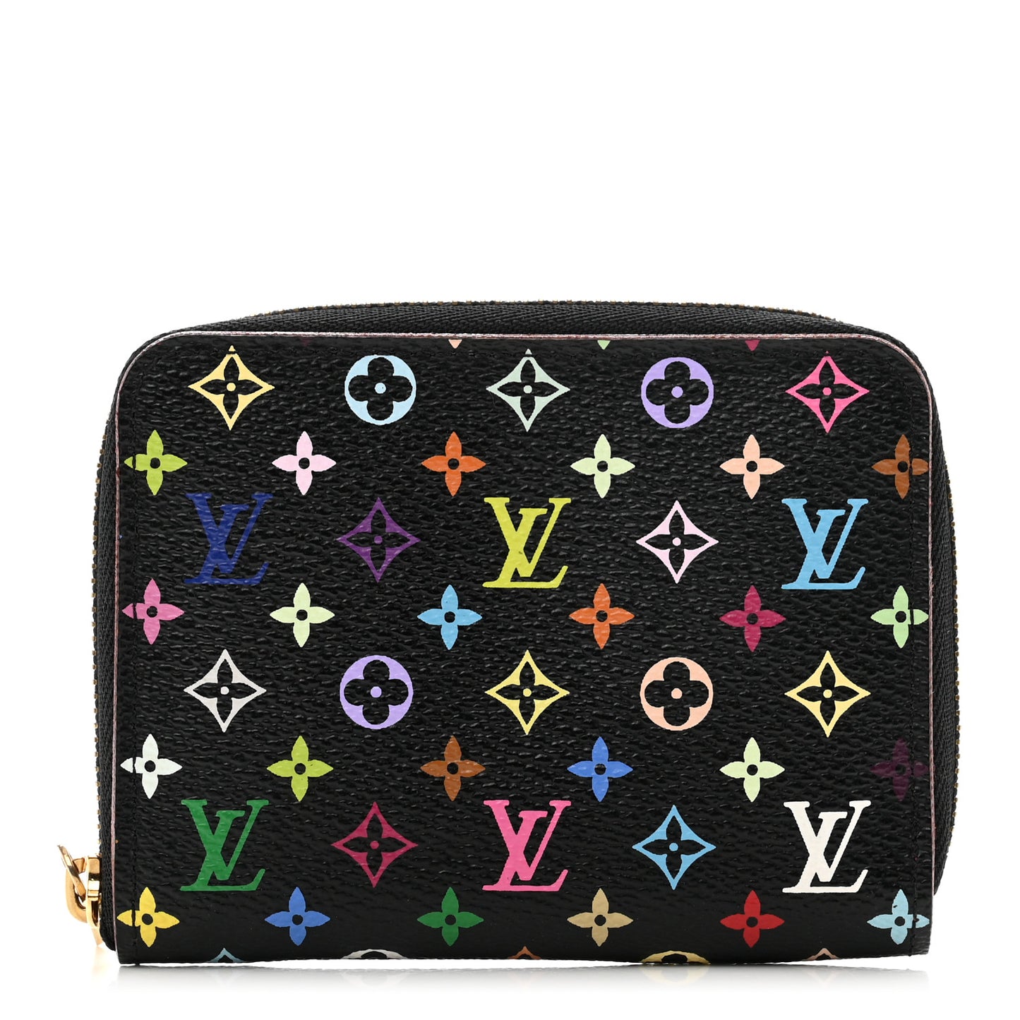 Monogram Multicolor Zippy Coin Purse Black Grenade