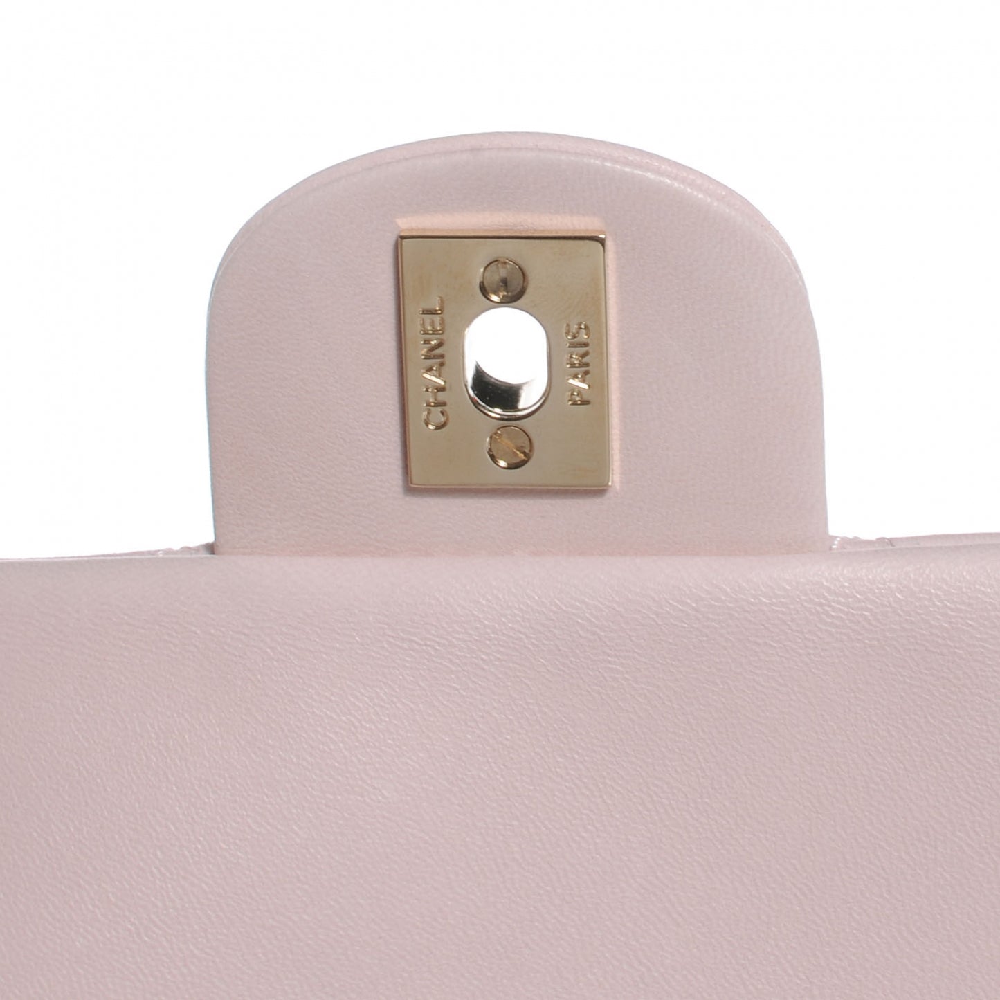 Lambskin Quilted New Mini Flap Light Pink