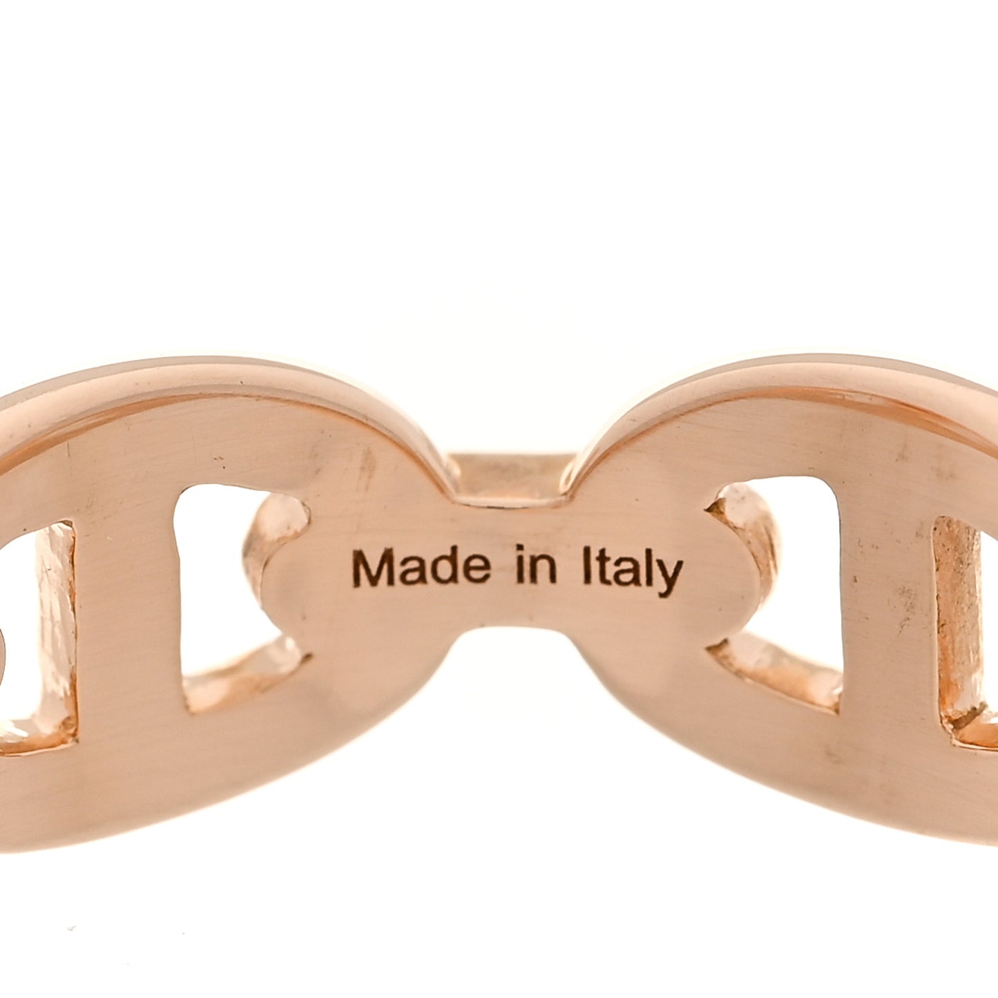 18K Rose Gold PM Chaine d'Ancre Enchainee Ring 52 6