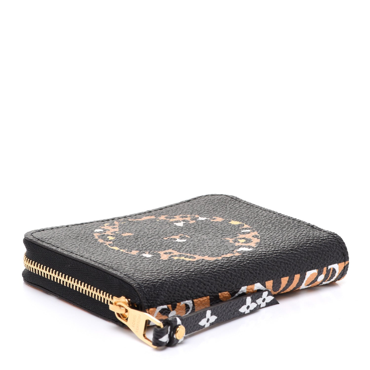 Louis Vuitton Monogram Giant Jungle Zippy Coin Purse Black 4 of 7