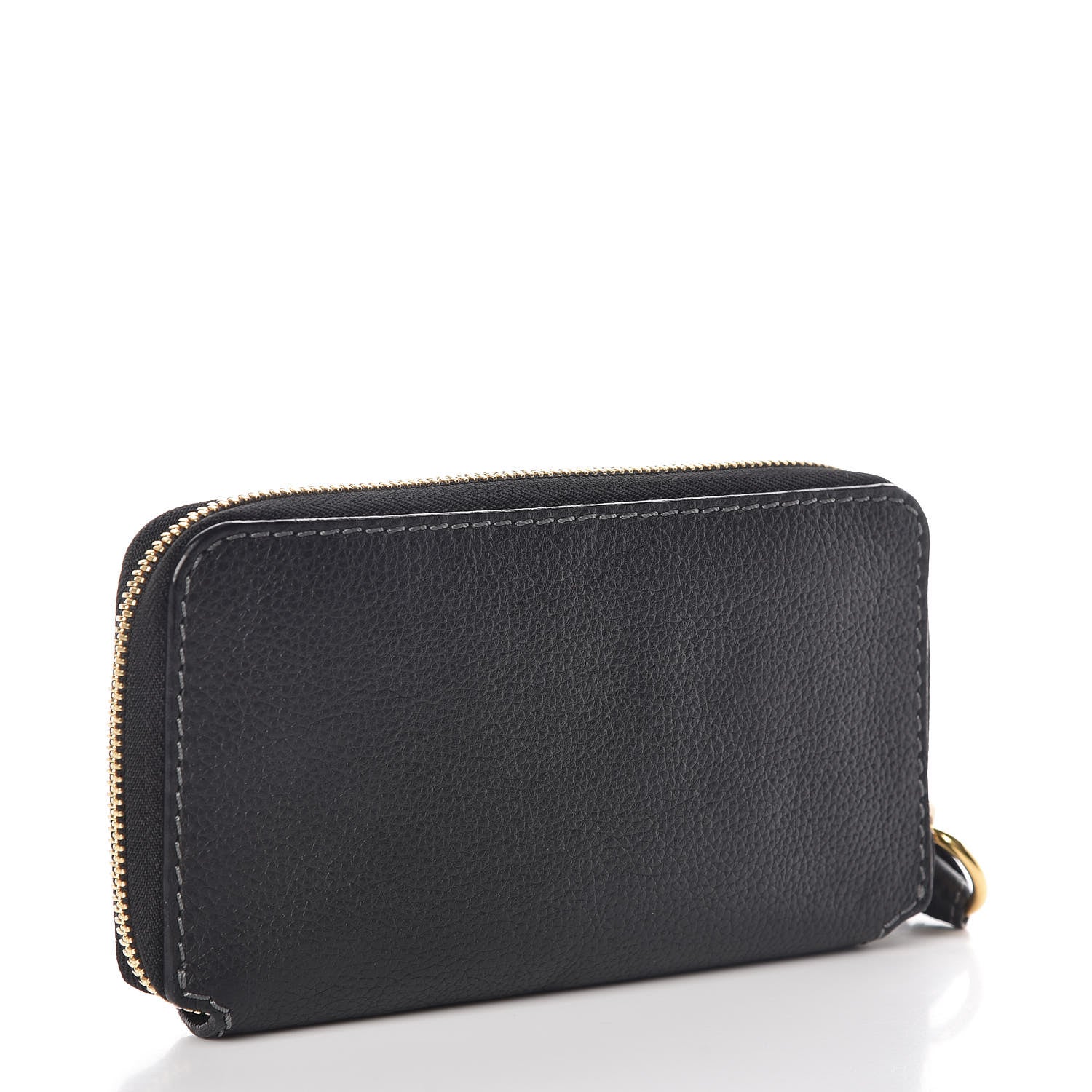 Chloe Grained Calfskin Marcie Long Zip Around Wallet Black 3 of 6