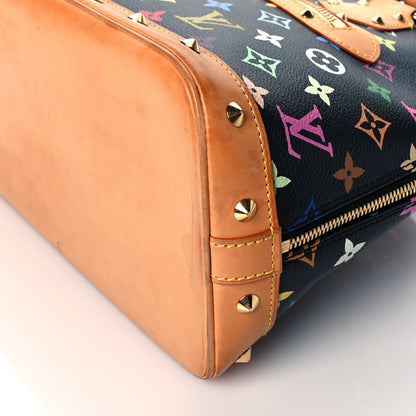 Louis Vuitton Monogram Multicolor Alma Black 10 of 11