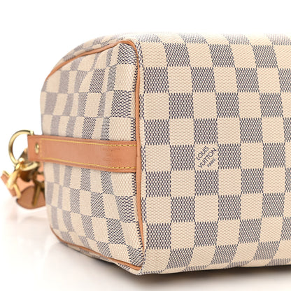 Louis Vuitton Damier Azur Speedy Bandouliere 25 9 of 12