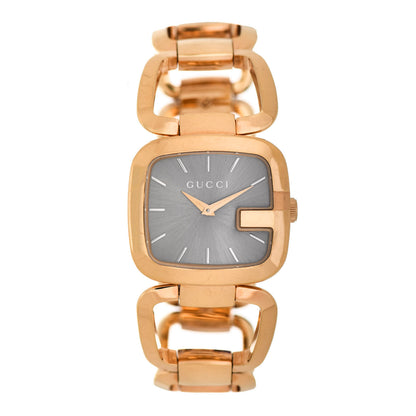 Gucci Stainless Steel 32mm G-Gucci Square Quartz Watch Brown 1 of 5