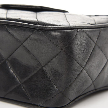 Chanel Lambskin Quilted Tassel Camera Case Black 12 of 14