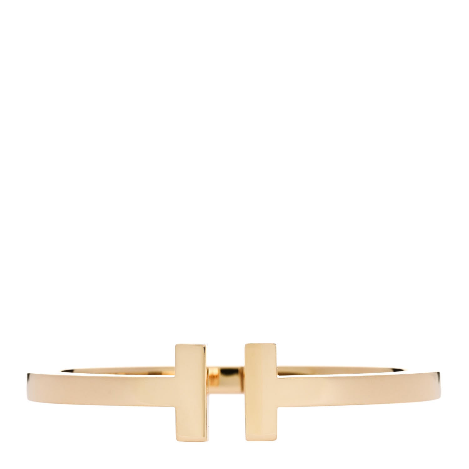 Tiffany 18K Yellow Gold T Square Bracelet 1 of 4