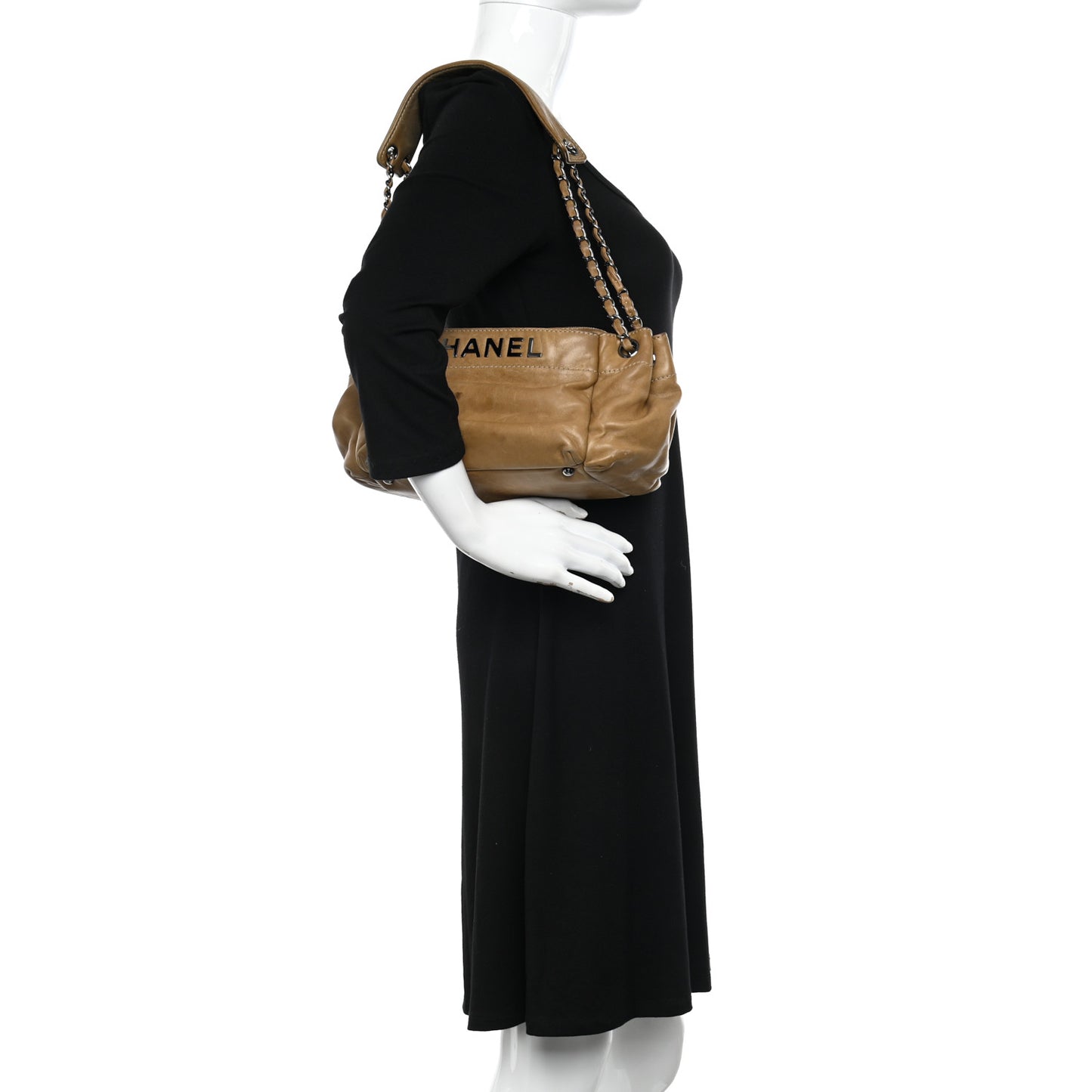 Lambskin Lax Accordion Flap Brown
