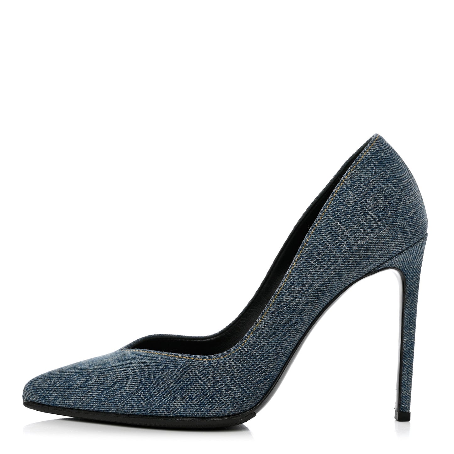 Denim Classic Paris Escarpin V 105 Skinny Pumps 37 Light Blue