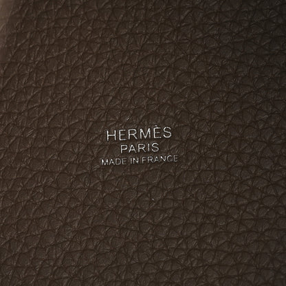 Hermes Taurillon Clemence Picotin Lock 18 PM Etoupe 6 of 14