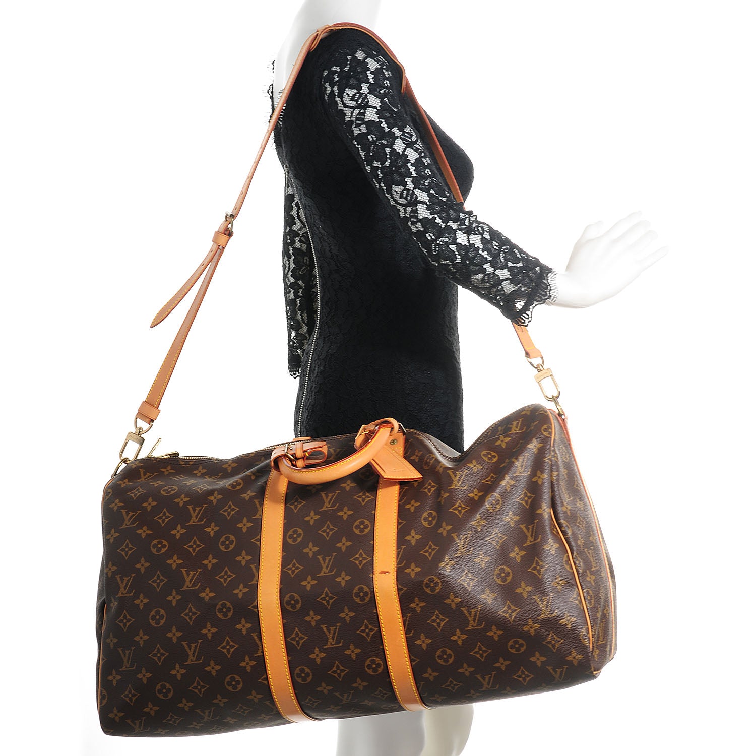 Louis Vuitton Monogram Keepall Bandouliere 55 2 of 8