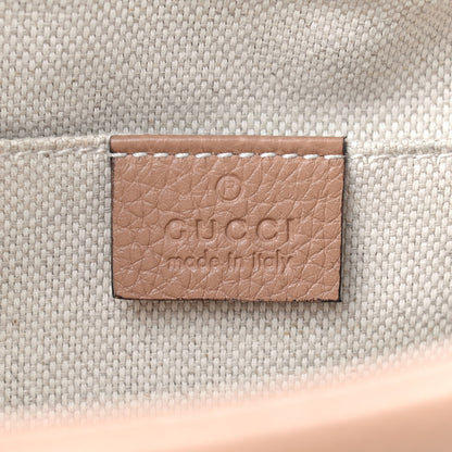 Gucci Pebbled Calfskin Small Soho Disco Bag Camelia 8 of 10