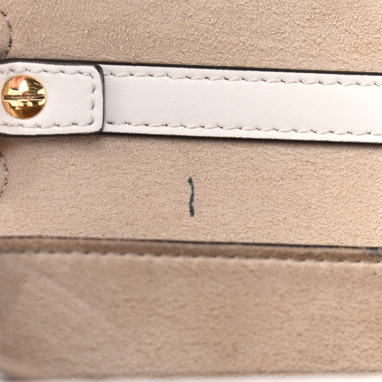 Vitello Liberty FF 1974 Embossed Kan I Shoulder Bag Camelia