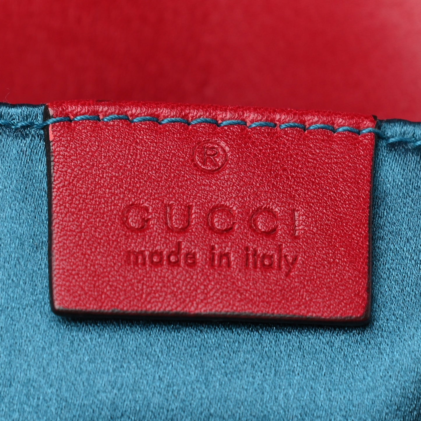 Velvet Matelasse Mini GG Marmont Shoulder Bag Hibiscus Red