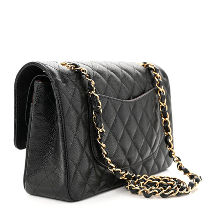 Chanel Caviar Quilted Medium Double Flap Black 3 of 11