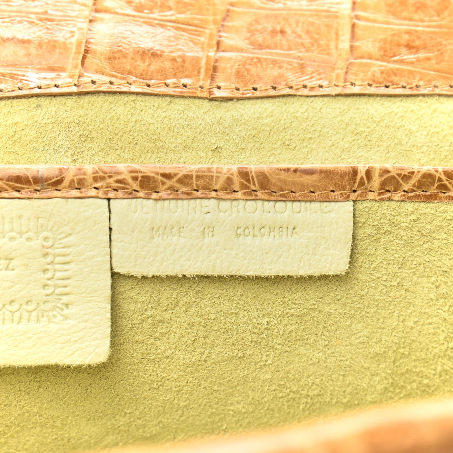 Nancy Gonzalez Crocodile Clutch Beige 6 of 8