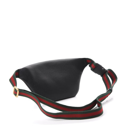 Gucci Grained Calfskin Small Logo Belt Bag Black 3 of 10
