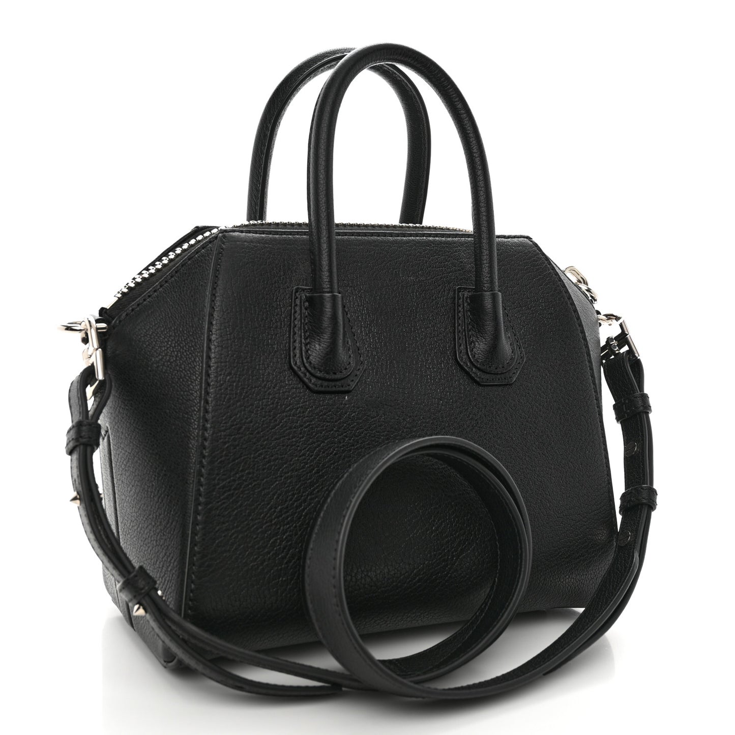 Sugar Goatskin Mini Antigona Black