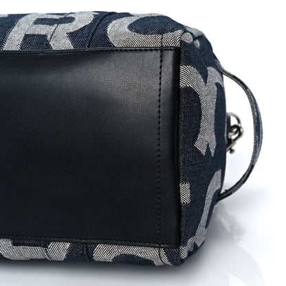 Marc Jacobs Denim The Monogram Denim Duffle Bag Denim Blue 7 of 7