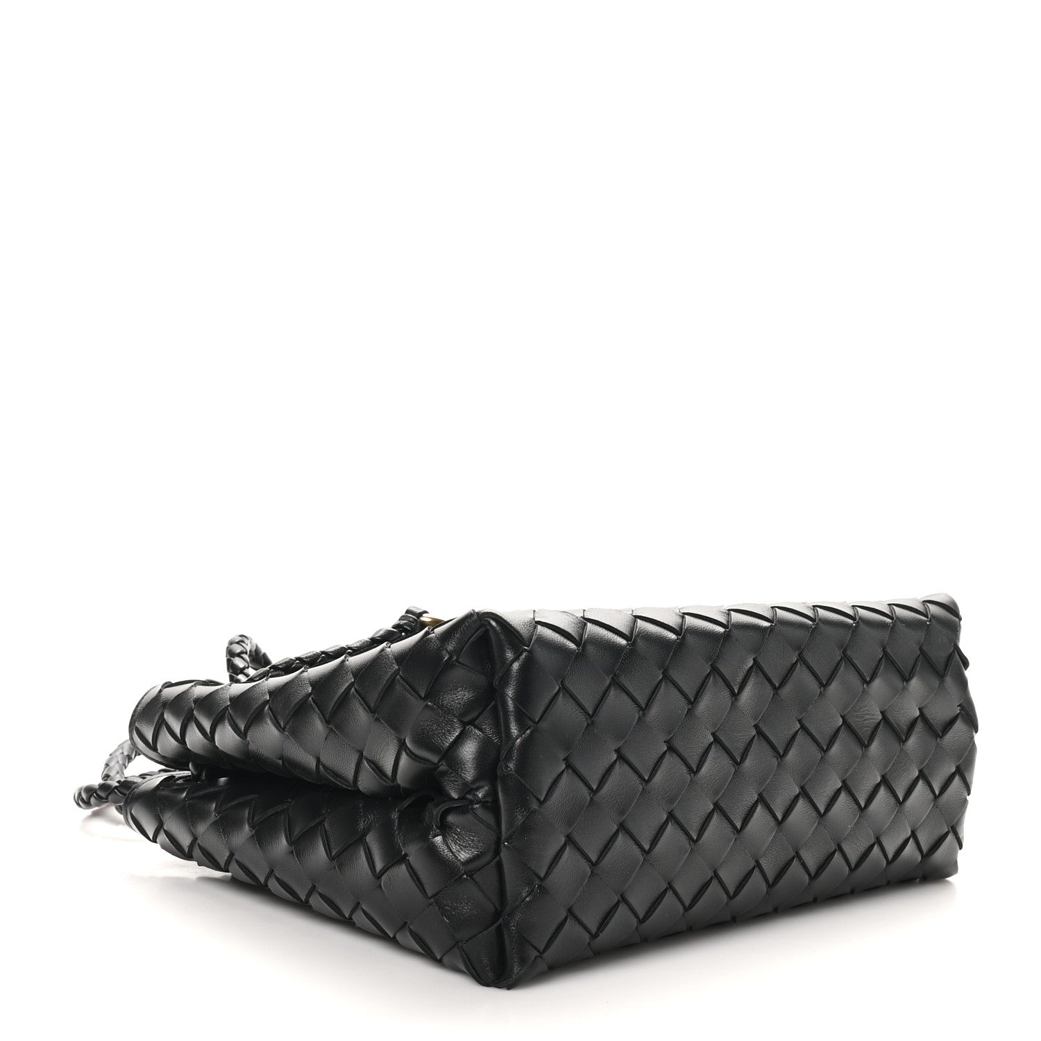 Bottega Veneta Nappa Intrecciato Small Andiamo Shoulder Bag Black 4 of 9