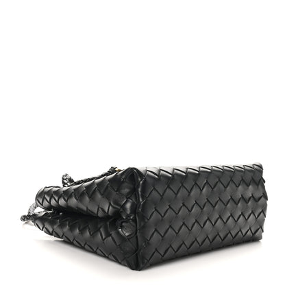 Bottega Veneta Nappa Intrecciato Small Andiamo Shoulder Bag Black 4 of 9