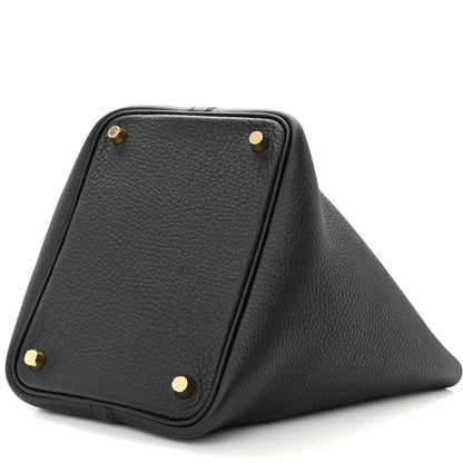 Hermes Taurillon Clemence Picotin Lock 18 PM Black 10 of 11