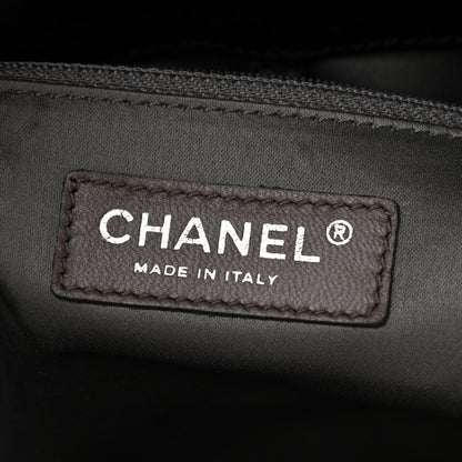 Chanel Lambskin East West Soho Shopper Black 6 of 10