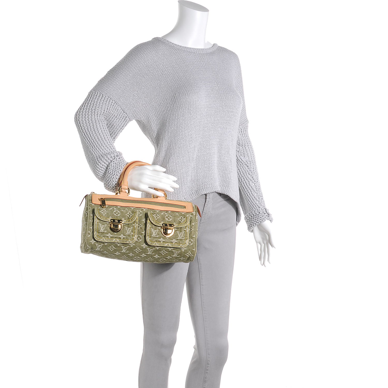 Louis Vuitton Monogram Denim Neo Speedy Lichen 2 of 7