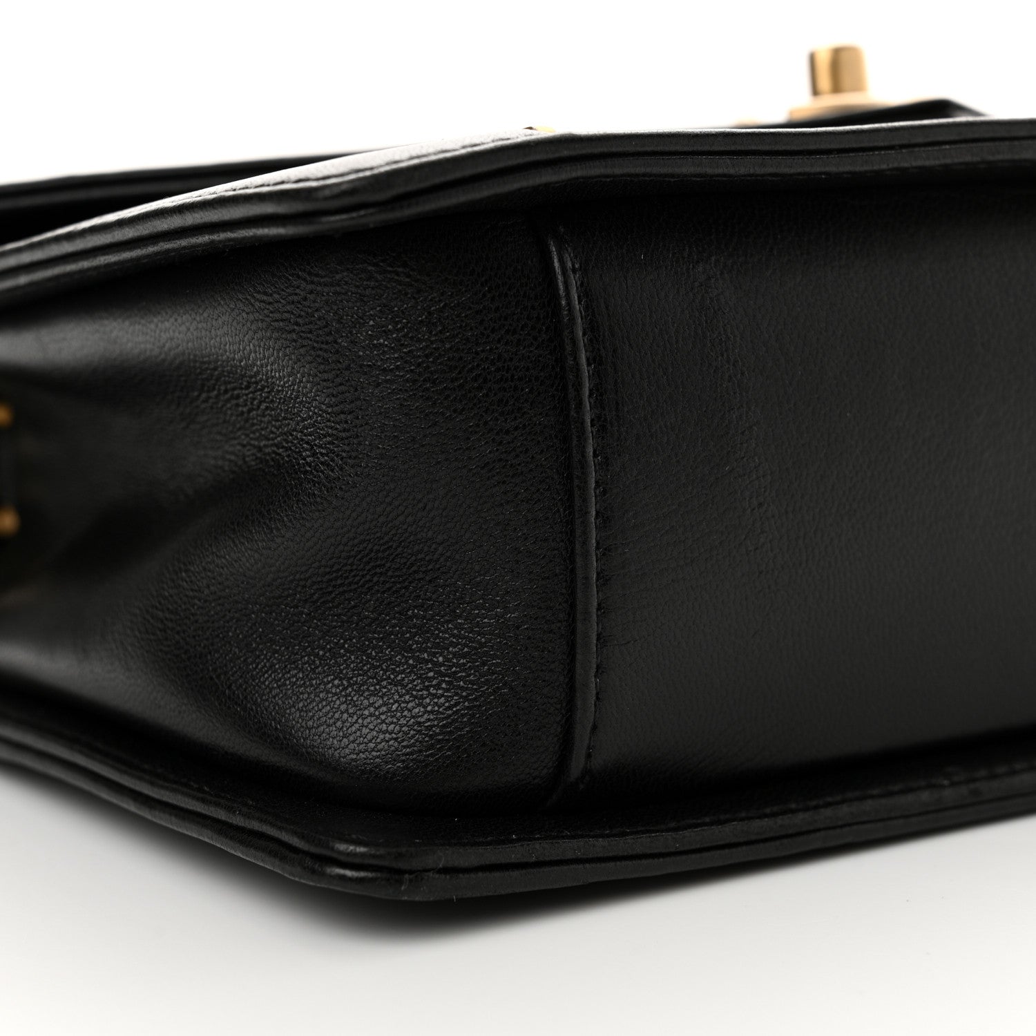 Chanel Lambskin Reversed Chevron Quilted Flap Black 9 of 11