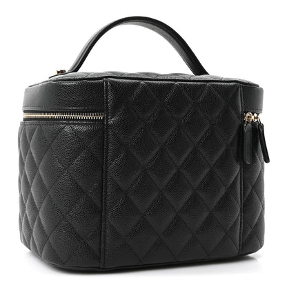 Chanel Caviar Quilted Large Vanity Pouch Black 3 of 11