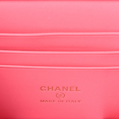 Chanel Shiny Caviar Quilted Pick Me Up Vanity Case Pink 6 of 10
