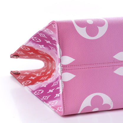 Louis Vuitton Monogram Escale Onthego GM Rouge 9 of 11