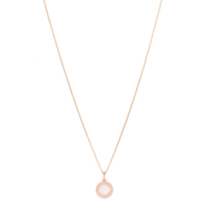 Bulgari 18K Rose Gold Mother of Pearl BVLGARI BVLGARI Pendant Necklace 1 of 7