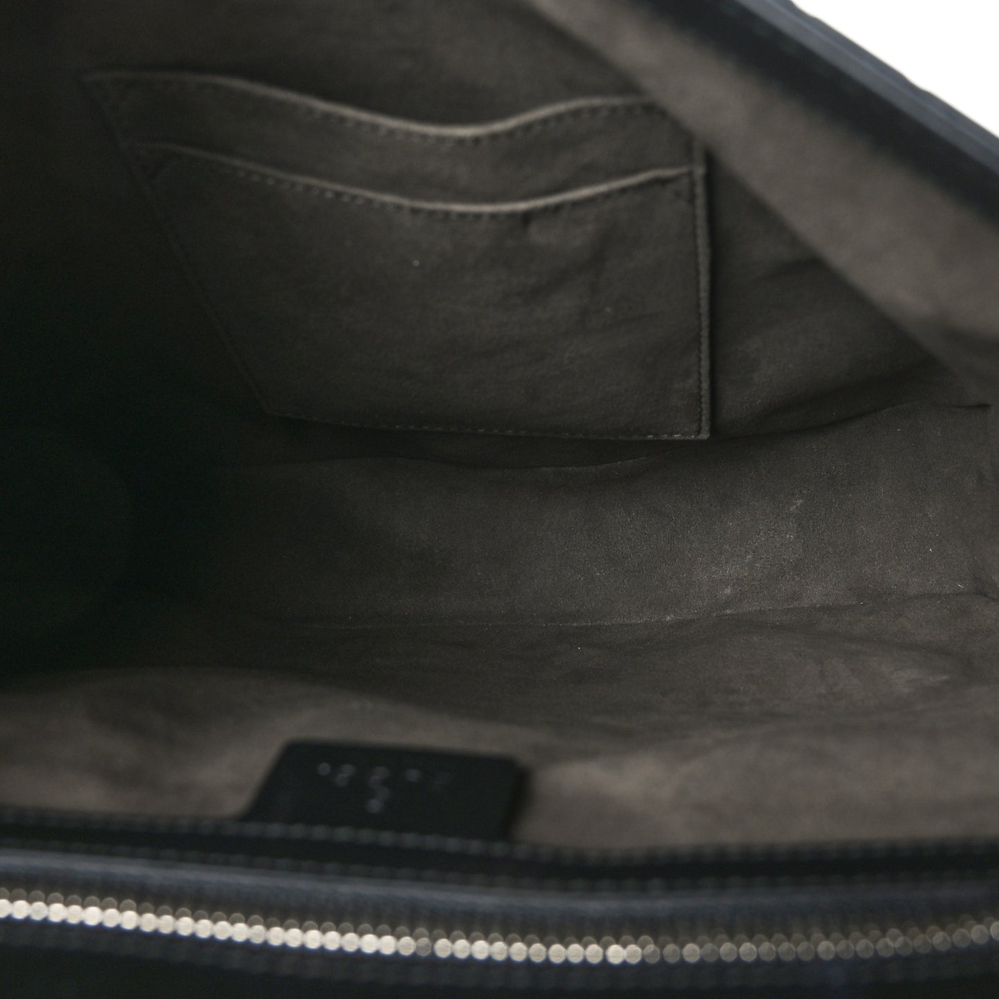 Guccissima Signature Single Buckle Flap Messenger Bag Black