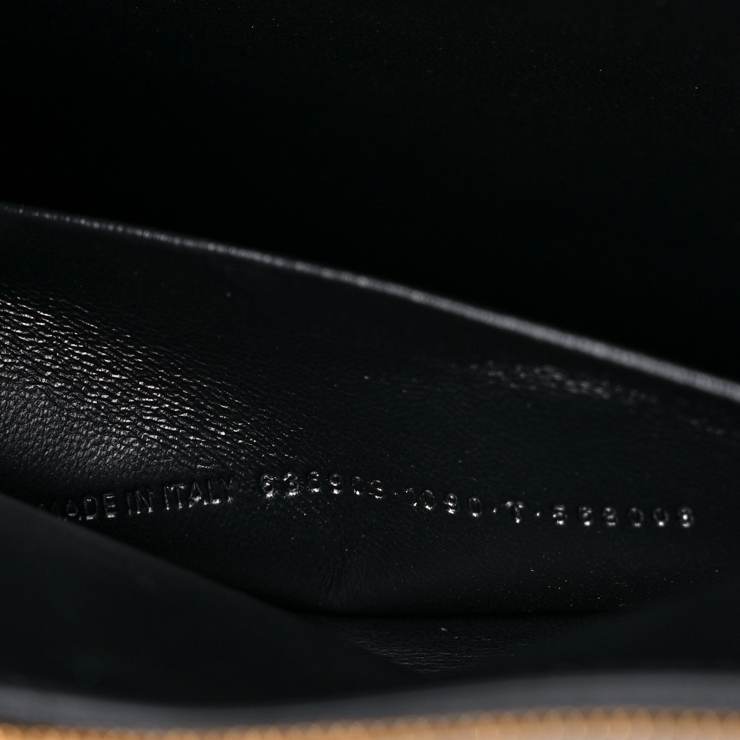 Balenciaga Calfskin Logo Medium Cash Pouch With Handle Black White 7 of 9