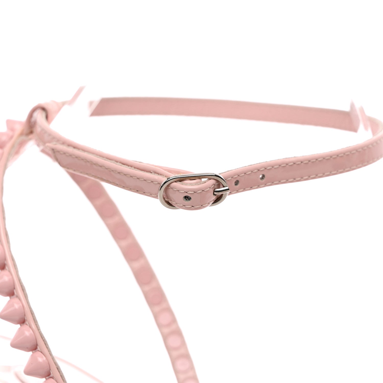 Christian Louboutin Patent So Me 100 Sandals 37 Pink 9 of 14