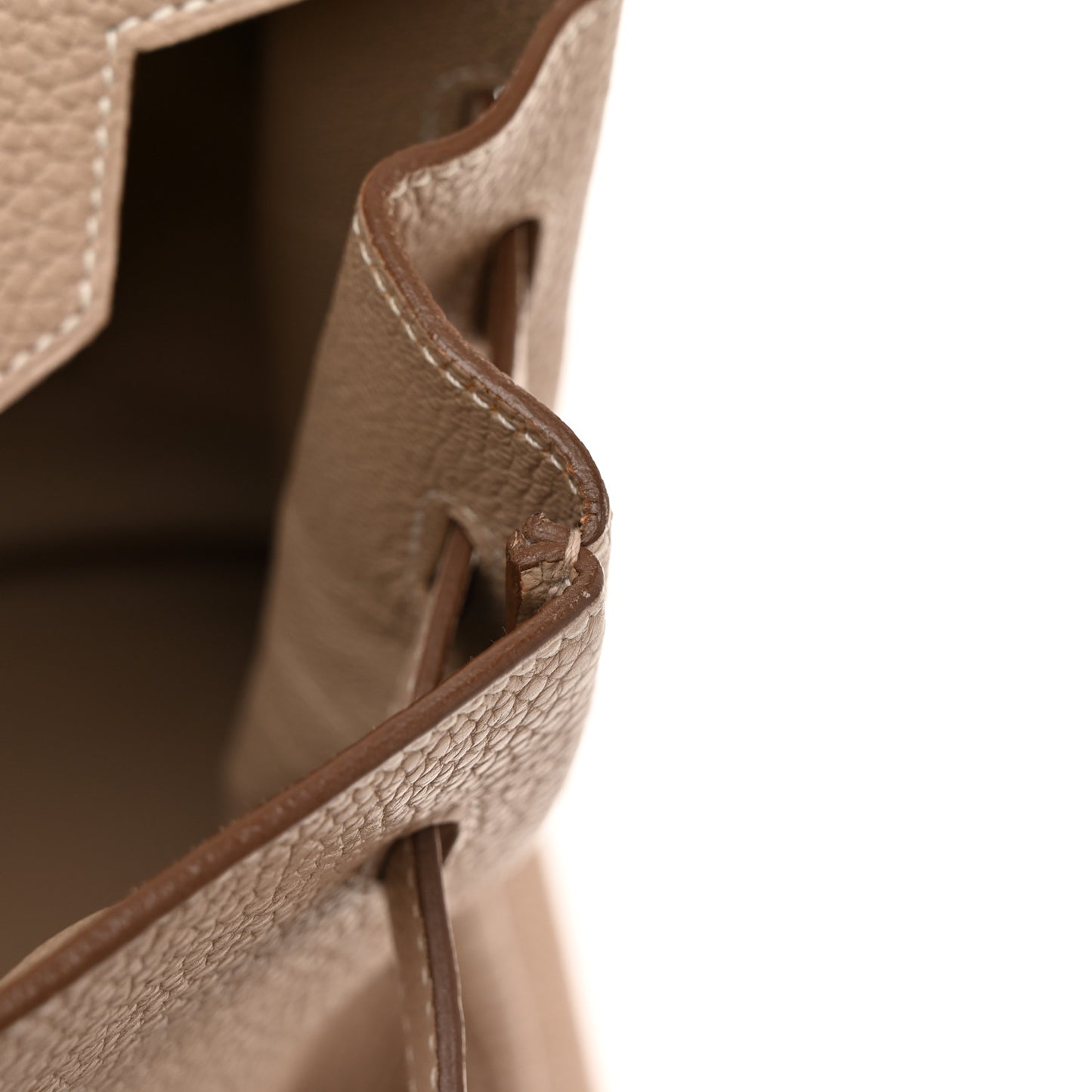 Taurillon Clemence Birkin 35 Gris Tourterelle